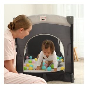 luxury playard with changing table