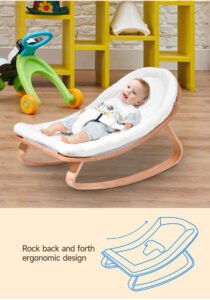 wooden baby swing chair