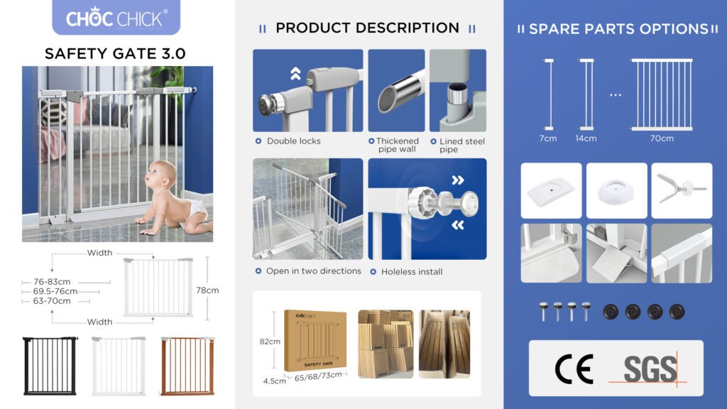 tall baby gate fence