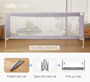 foldable baby bed rail