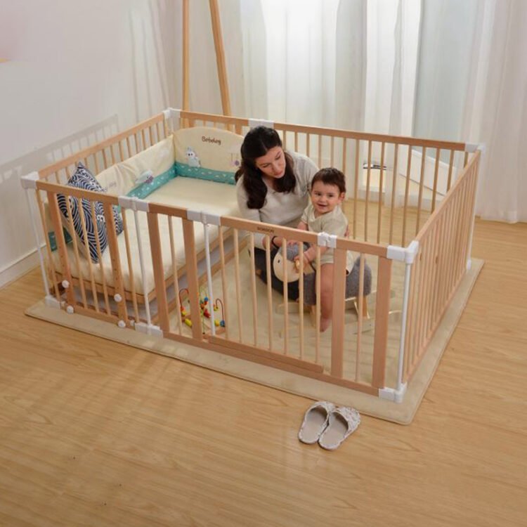 Wood Baby Crib - Image 5